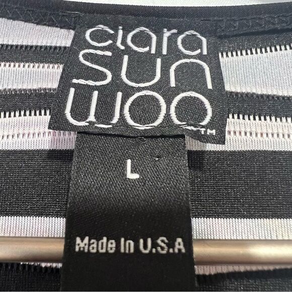 Clara Sun Woo Abstract Blazer Jacket Womens Large Colorful 3/4 Sleeve Artsy - Picture 4 of 6